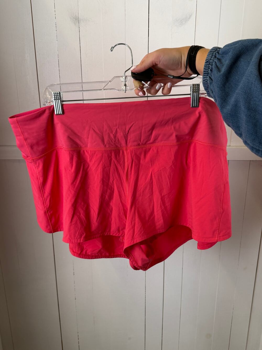 Lululemon Pink Athletic Shorts XL Women's Excellent Condition